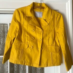 Old Navy yellow blazer.  Size small